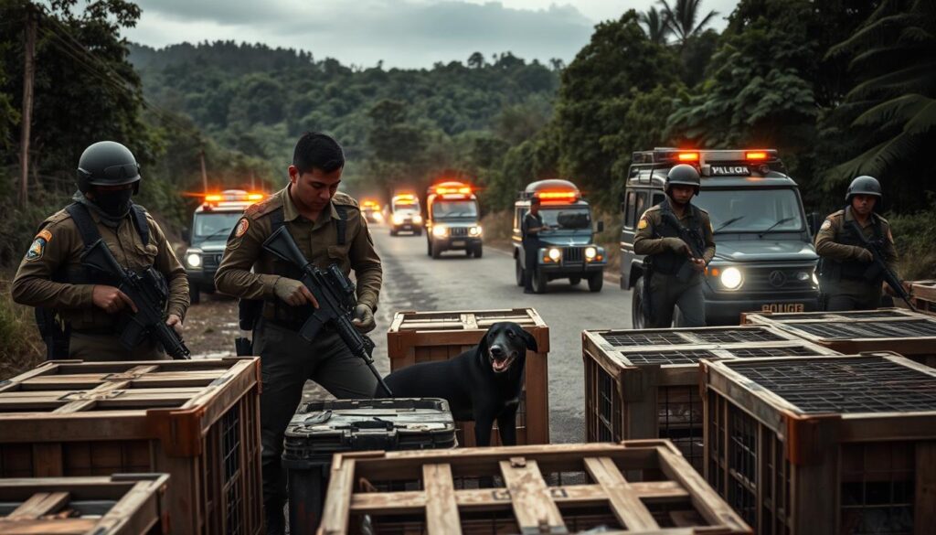 Operasi Polri dalam Menggagalkan Penyelundupan Satwa