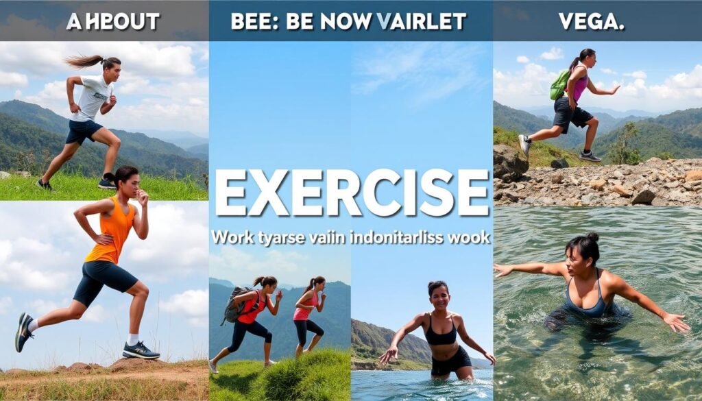Berbagai jenis aktivitas olahraga yang bervariasi untuk menjaga motivasi Berbagai jenis aktivitas olahraga yang bervariasi untuk menjaga motivasi